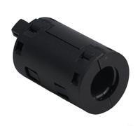 Ferrite Core Choke Clip 5-Pack Anti-Snap EMC Filter(11mm) | Upgraded double-bayonet shield, prevents snapping, secure cable grip, 5-piece value pack, black finish