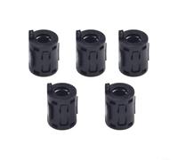 Ferrite Core Choke Clip 5-Pack Anti-Snap EMC Filter(7mm) | Upgraded double-bayonet shield, prevents snapping, secure cable grip, 5-piece value pack, black finish