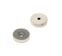 Ferrite Y30Bh Aimant en Pot Pour Les Arts, L'Artisanat, la Fabrication de Modèles, Le Bricolage et Les Passe-Temps - 32mm dia x 7mm D'Épaisseur x 5mm C/Évier - 7,2kg