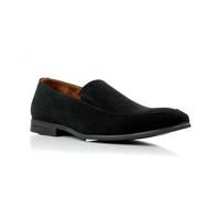 Ferro Aldo Dylan MFA19671 Mocassins classiques à bout mocassin pour homme, Daim noir, 38.5 EU
