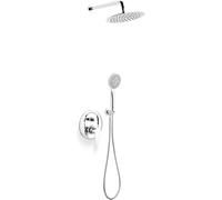 Ferro Algeo ensemble de douche encastré oui chrome BAG7P-SET1-S
