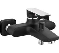 Ferro Algeo Square Black mitigeur bain-douche murale chrome-noir BAQ1BLC