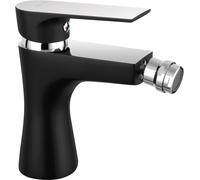 Ferro Algeo Square Black mitigeur de bidet sur pied chrome-noir BAQ6BLC