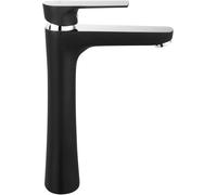 Ferro Algeo Square Black mitigeur de lavabo sur pied chrome-noir BAQ2LBLC