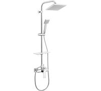 Ferro Algeo Square ensemble de douche mural oui chrome NP74-BAQ7U