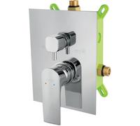 Ferro Algeo Square mitigeur bain-douche encastrée chrome BAQ7P2BOX