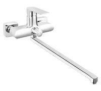 Ferro Algeo Square mitigeur bain-douche murale chrome BAQ5A
