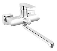 Ferro Algeo Square mitigeur de lavabo murale chrome BAQ3A