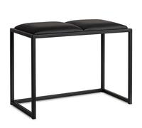 FERRO modern design Banc Entree Elena 45 cm - Banquette Entree - Banc Velours - Banc Capitonné Design - Banquette Capitonnée