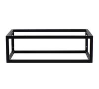 FERRO modern design Console murale noire pour plateau de lavabo 60 x 35 x 19 cm - Support de lavabo - Patins de meubles - Support de lavabo - Support de console de lavabo