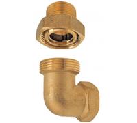 FERRO Raccord coudé en laiton avec joint torique 5/4" SGU10