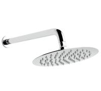 Ferro Slim douche à effet de pluie avec bras 20x20 cm circulaitre chrome NPT11
