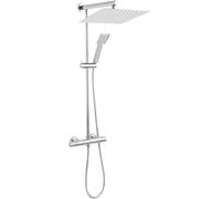 Ferro Trevi ensemble de douche mural avec thermostat oui chrome NP75SQ-TRV7U