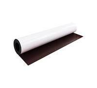 Ferroflex® Gloss White Flexible Ferrous Ferrous Pour Murs, Créant Des Surfaces Instantanées Les Aimants S'Attiseront Sur - 620mm de Large - 1 M de Longueur