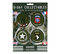 Ferromil Kit écusson US Army D-Day Allied Star 75th Anniversary Normandy 101st 82nd