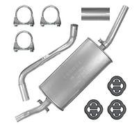 FERROZ Pot d’échappement arrière pour Volkswagen Golf 1 I 04.1974-02.1984 1.1 1.3 1.5 1.6 1.5D 1.6D Hayon, Cabriolet