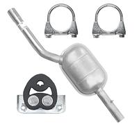 FERROZ Pot d’échappement central pour Mercedes E E200 E220 E230 W210 06.1995-03.2002 2.0 2.0 D 2.2 D 2.3 2.5 D Berline