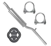 FERROZ Pot d’échappement central pour Volkswagen Golf 1 I 04.1974-02.1984 1.5 1.5D 1.6D Hayon, Cabriolet