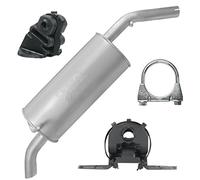 FERROZ Pot d’échappement pour Citroen C3 Picasso 2009-2017 | Pot d’échappement arrière, Moteurs : 1.4 VTI -1.6 VTI | Hayon