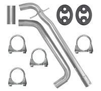 FERROZ Pot d’échappement pour VW Golf 6 VI 2008-2013 | Tuyau d'échappement, Moteurs : 2.0 TDI | Hayon