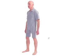FERRUCCI COMFORT Body Santé Polo Unisexe avec Zip Inerno Jambe - 9075 - pour personnes âgées incontinentes - Sous-vêtements sanitaires, gris, L