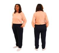 FERRUCCI COMFORT Pyjama sanitaire avec fermeture éclair arrière, fermeture éclair en 100 % coton, idéal pour les personnes âgées, l'incontinence, la maladie d'Alzheimer et la démence, la combinaison