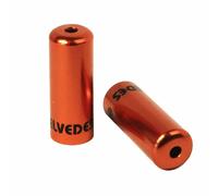 Ferrules etanches aluminium Elvedes (x50) Orange