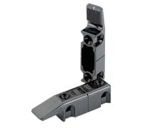 Hettich Ferrure à accrocher MultiClip 46080 – Noir thermoplastique – Vendu à l'unité