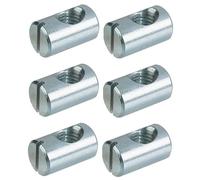 Ferrure d'assemblage - Acier - M6 - Lot de 6 - 20mm - Utilisation universelle