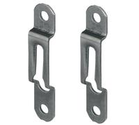 cyclingcolors 2x ferrure d'assemblage acier bronze épaisseur bois 16mm x largeur 12mm attache fixation support meuble lit équerre plinthe