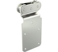 Ferrure de porte à déplacement droit pour porte de 150 kg Mantion Flot - Monture à galet fixation sur plat - Acier 251A - Vendu par 2 G