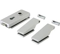 Ferrure de porte en verre STUDIO Classic LM argent anodisé PZ DIN L/R DORMA-GLAS