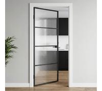 Ferrure de porte intérieure coulissante, porte de salon, 76 x 201,5 x 3,5 cm, convient pour de nombreux domaines d'application, y compris le salon, la chambre à coucher et la cuisine