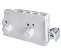 Ferrures à visser pour éléments hauts, Hook, droite, Acier et Plastique, Gris - EMUCA - 8921621