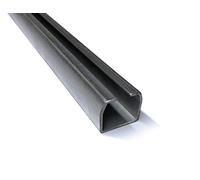 Ferrures de porte coulissante - Système de rail de roulement pour porte d'entrée - Profil 100 (rail de 100 cm).
