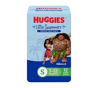 Huggies Little Swimmers Taille 3-4 (7-15 kg), Couche-Culotte de Bain pour Bébé x24 Culottes (Lot de 2 paquets de 12)