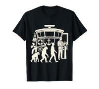 Ferry Captain Evolution Navire de Navigation Maritime Design T-Shirt