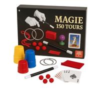 FERRY JOUETS Coffret Magie Complet 150 Tours avec Accessoires du Magicien, Set d’Apprentissage avec Vidéos d’Instruction, Dès 6 Ans