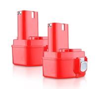 FERRYBOAT Lot de 2 batteries 12 V 4,8 Ah 1220 NI-MH de rechange pour Makita 12 V Compatible avec PA12 1220 1222 1233 1200 1234 1235 1235B 1235F 1235A 192696-2 192698-8 1925 98-2 192681-5 192698-A