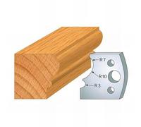 Fers de Toupie - Hauteur 40 mm - Epaisseur 4 mm - 2 trous diamètre 6 mm entraxe 24 mm