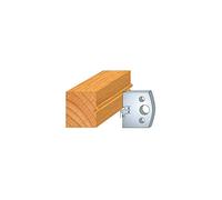 Fers de Toupie - Hauteur 40 mm - Epaisseur 4 mm - 2 trous diamètre 6 mm entraxe 24 mm