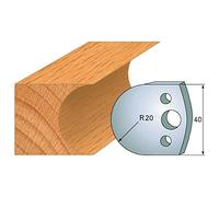 Fers de Toupie - Hauteur 40 mm - Epaisseur 4 mm - 2 trous diamètre 6 mm entraxe 24 mm