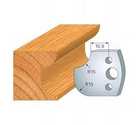 Fers de Toupie - Hauteur 40 mm - Epaisseur 4 mm - 2 trous diamètre 6 mm entraxe 24 mm