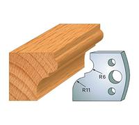 111 : Jeu de 2 fers corniche ht 40 mm pour porte outils entr'axe plot 24 mm