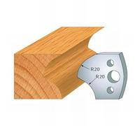 Fers de Toupie - Hauteur 40 mm - Epaisseur 4 mm - 2 trous diamètre 6 mm entraxe 24 mm