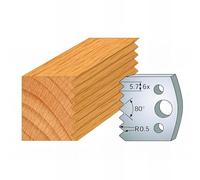 Fers de Toupie - Hauteur 40 mm - Epaisseur 4 mm - 2 trous diamètre 6 mm entraxe 24 mm