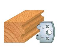 Fers de Toupie - Hauteur 40 mm - Epaisseur 4 mm - 2 trous diamètre 6 mm entraxe 24 mm