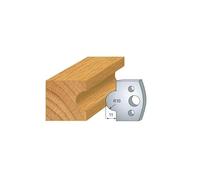 Fers de Toupie - Hauteur 40 mm - Epaisseur 4 mm - 2 trous diamètre 6 mm entraxe 24 mm