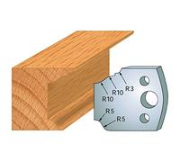 Fers de Toupie - Hauteur 40 mm - Epaisseur 4 mm - 2 trous diamètre 6 mm entraxe 24 mm