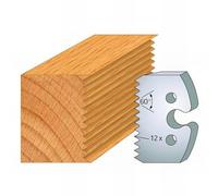 Fers de Toupie - Hauteur 50 mm - Épaisseur 5,50 mm - 2 Trous diamètre 6 mm entraxe 24 mm